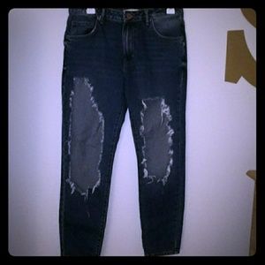 Forever 21 ripped jeans